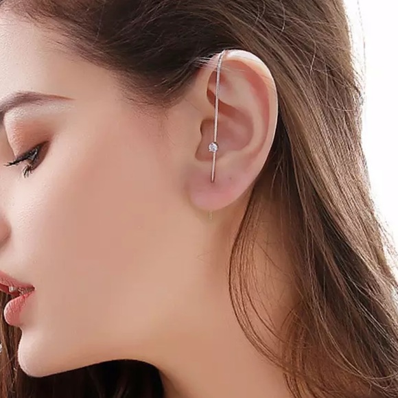 Ear Wrap Crawler Hook Earring (1 pc.) - Picture 1 of 3